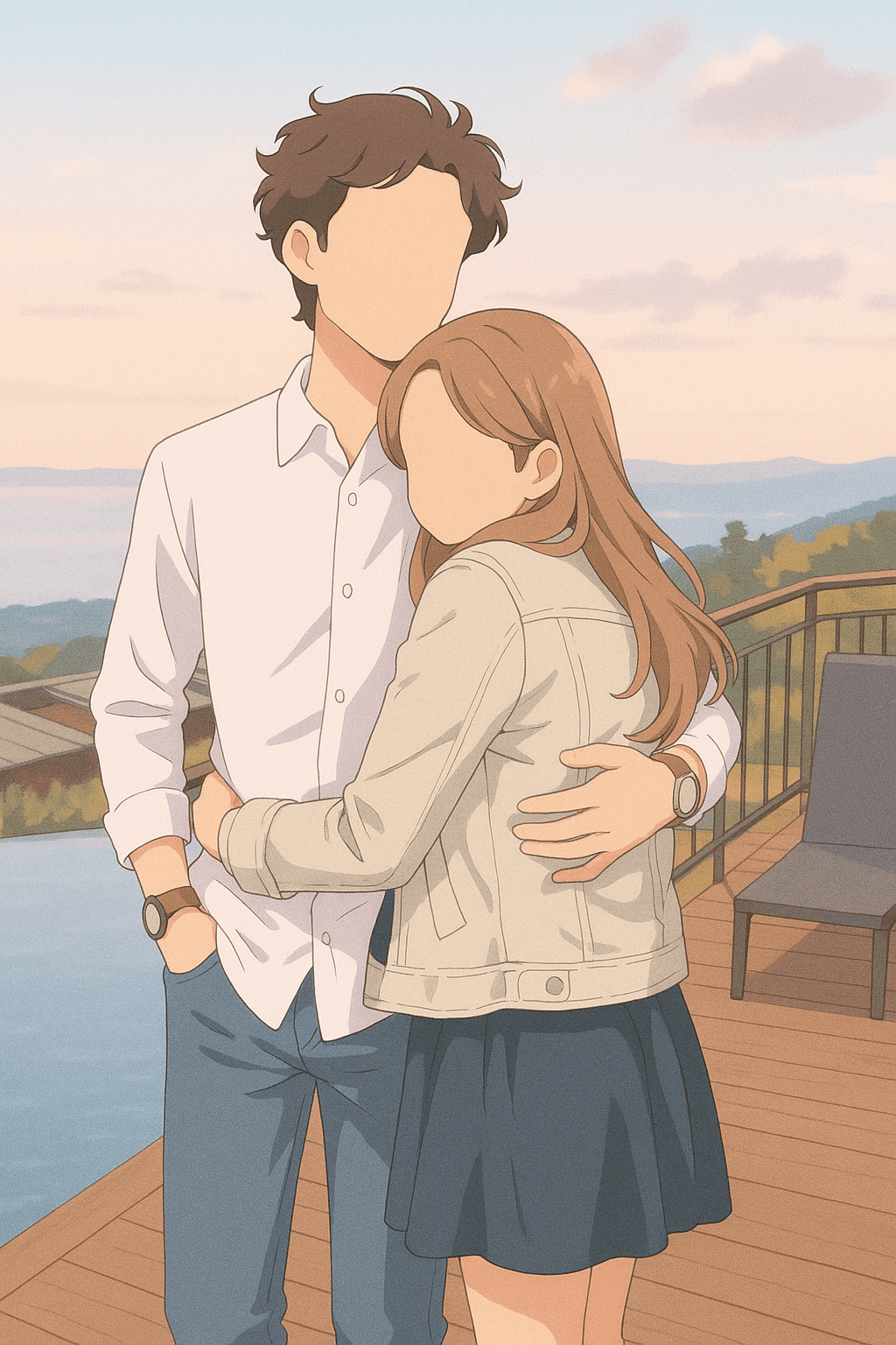 Faceless portrait example 2