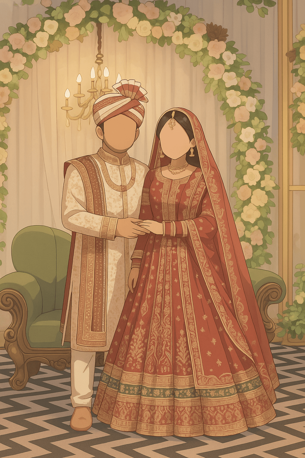 Faceless portrait example 3