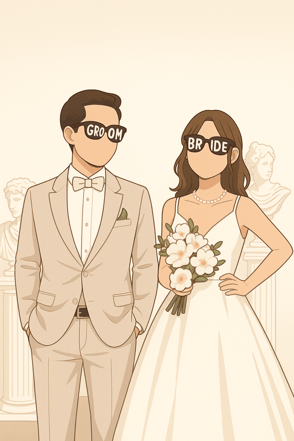 Faceless portrait example 4